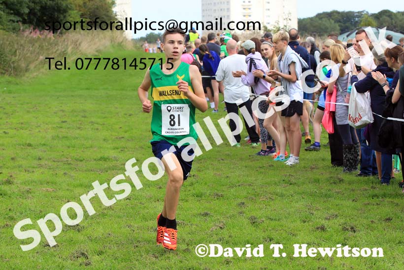Boys and Girls under-13s, Farringdon Cross Country Relays, Sunderland.  Photo: David T. Hewitson/Sports for All Pics
